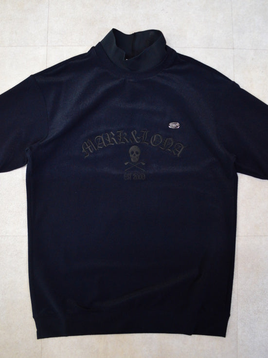 Sovereign Pile Mock Neck Tee | MEN / BLACK