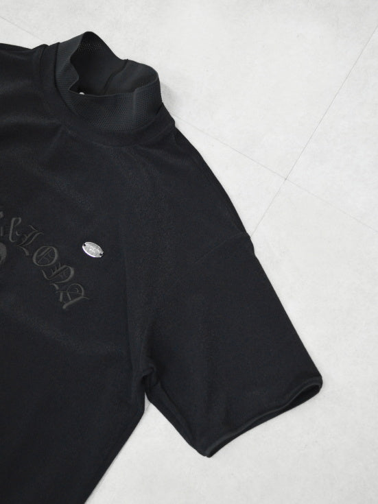 Sovereign Pile Mock Neck Tee | MEN / BLACK