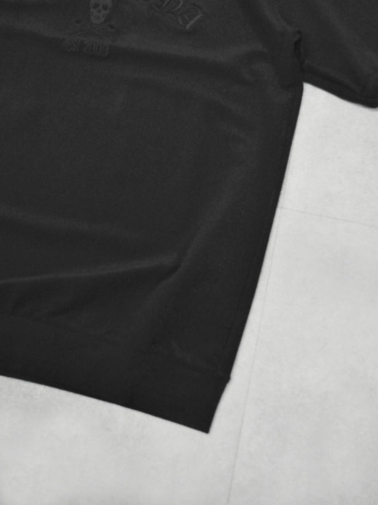 Sovereign Pile Mock Neck Tee | MEN / BLACK