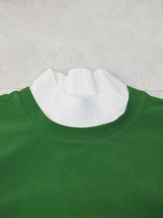 Sovereign Pile Mock Neck Tee | MEN / GREEN