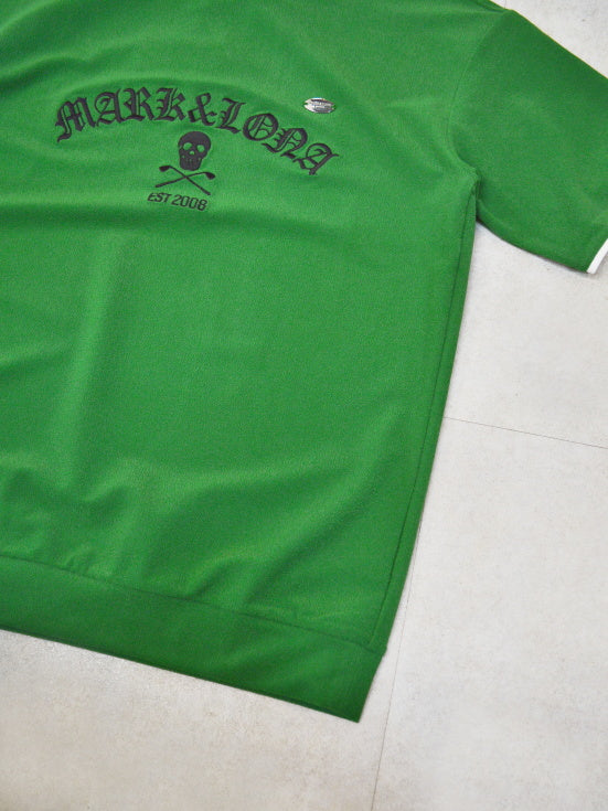 Sovereign Pile Mock Neck Tee | MEN / GREEN