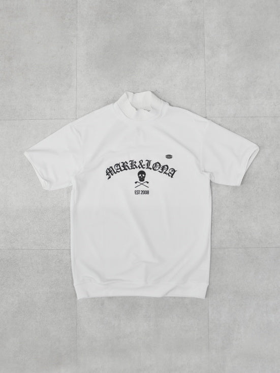 Sovereign Pile Mock Neck Tee | MEN / WHITE