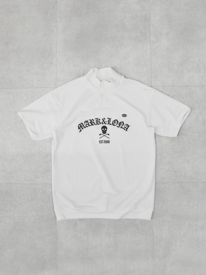 Sovereign Pile Mock Neck Tee | MEN / WHITE