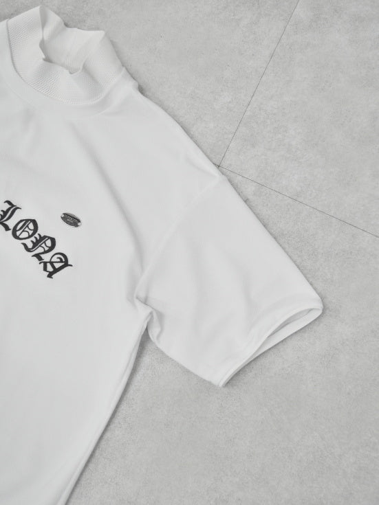 Sovereign Pile Mock Neck Tee | MEN / WHITE
