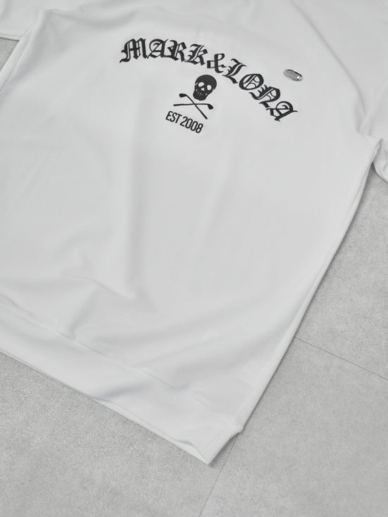 Sovereign Pile Mock Neck Tee | MEN / WHITE