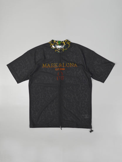 Fragment Jacquard Mock Tee | MEN / BLACK