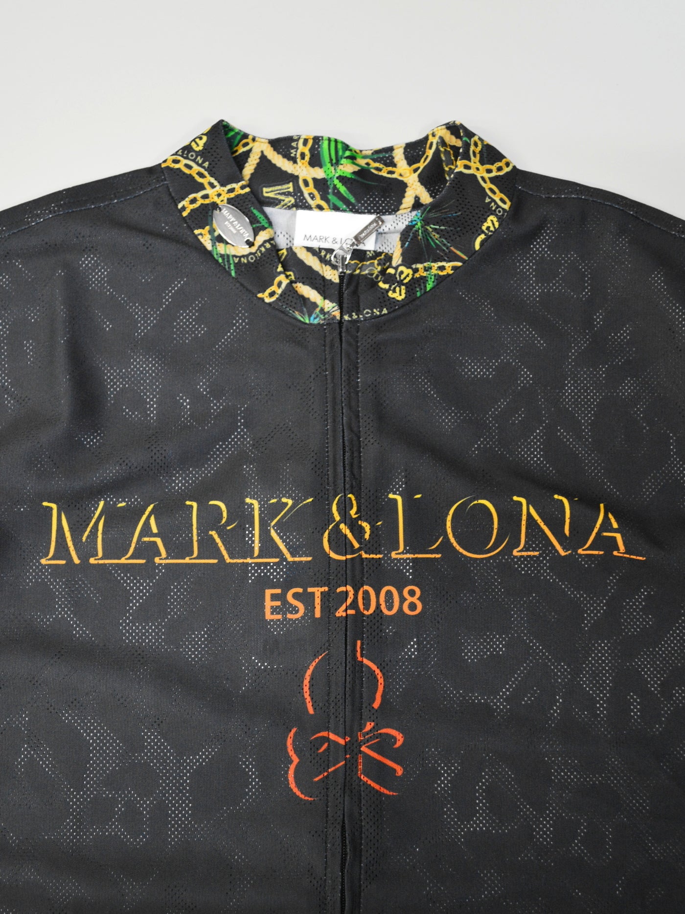 Fragment Jacquard Mock Tee | MEN / BLACK