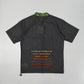 Fragment Jacquard Mock Tee | MEN / BLACK