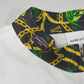 Fragment Jacquard Mock Tee | MEN / WHITE