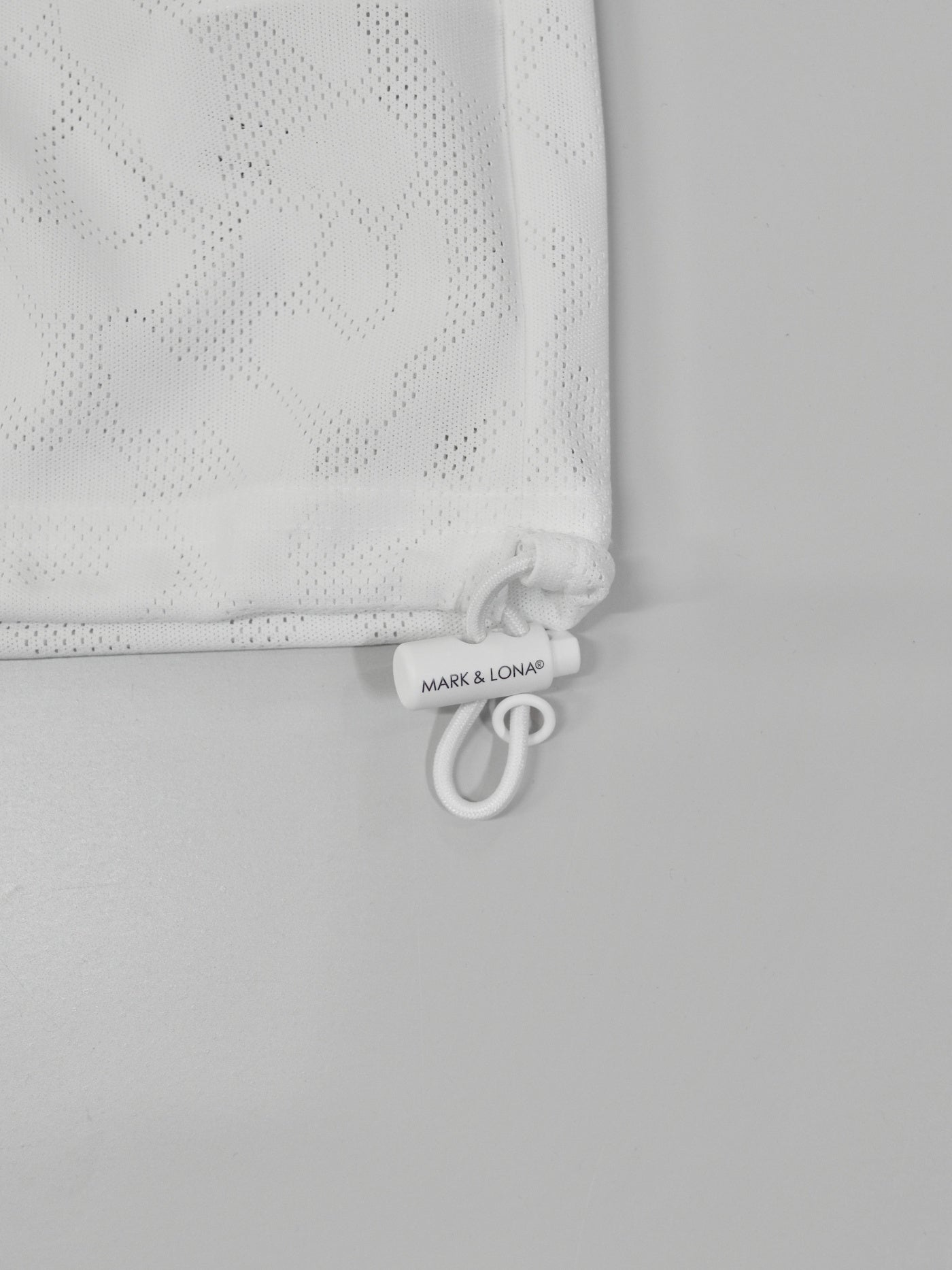 Fragment Jacquard Mock Tee | MEN / WHITE