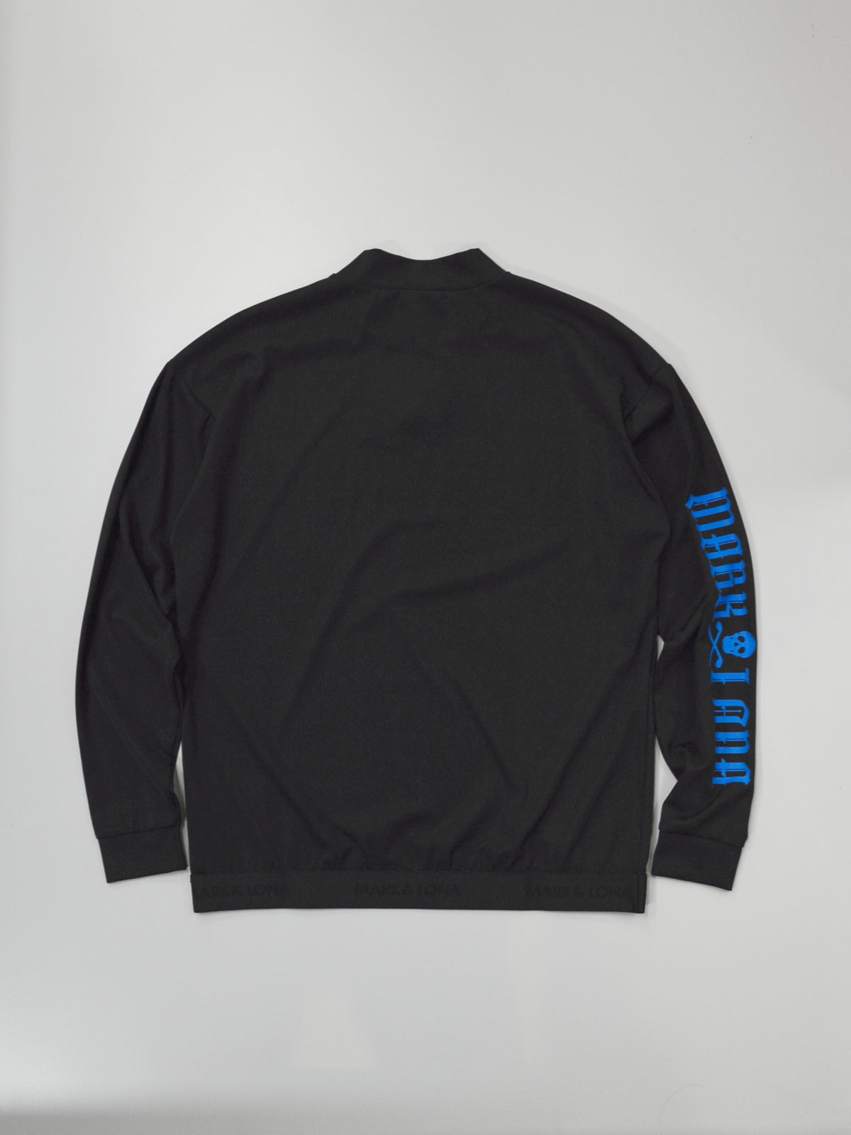 Fractur Smooth Mock Neck | MEN / BLACK