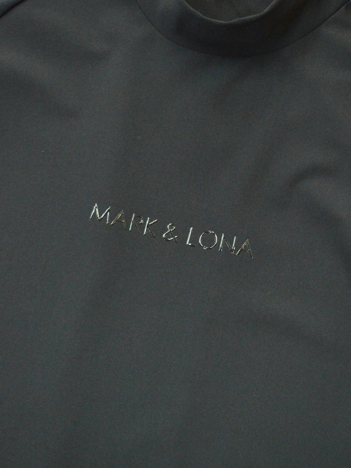 Vanguard Panel Mock Neck | MEN / BLACK