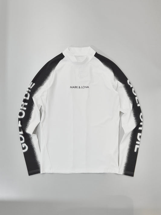 Vanguard Panel Mock Neck | MEN / WHITE