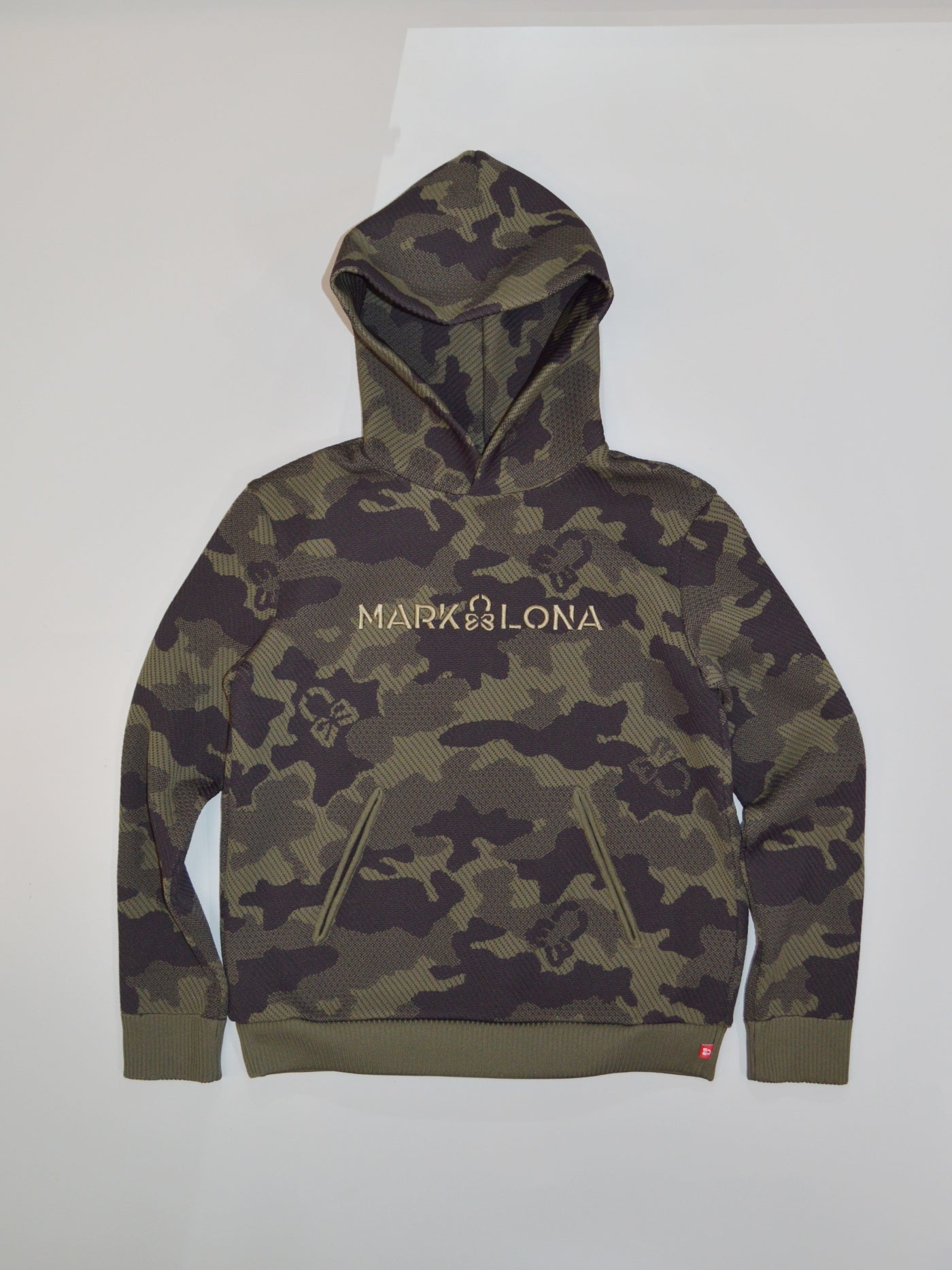 Mercury Camo Jacquard Knit Hoodie | MEN / KHAKI