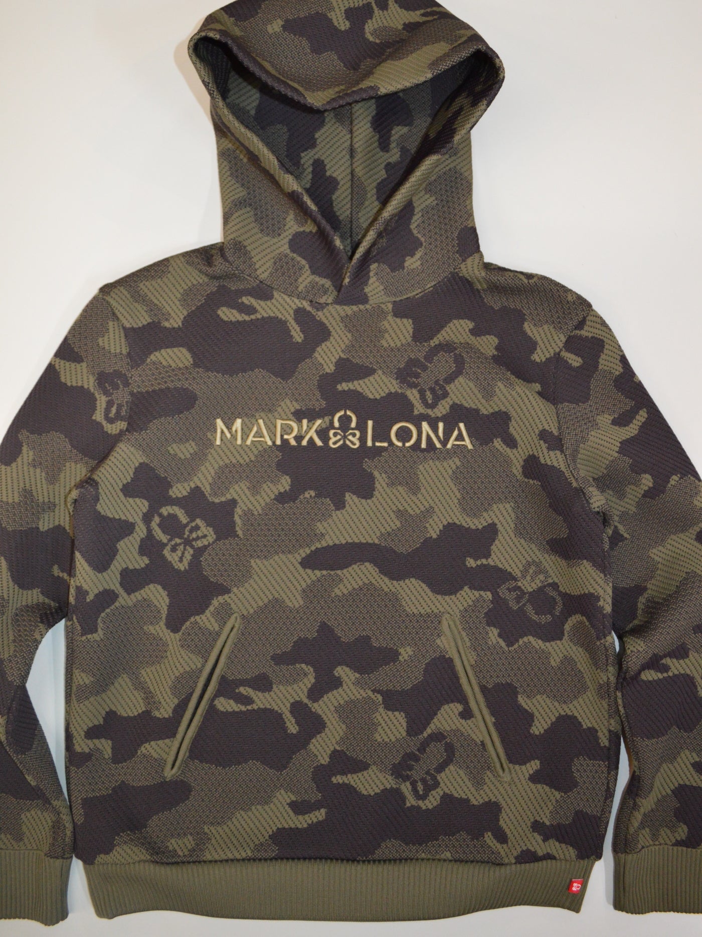 Mercury Camo Jacquard Knit Hoodie | MEN / KHAKI