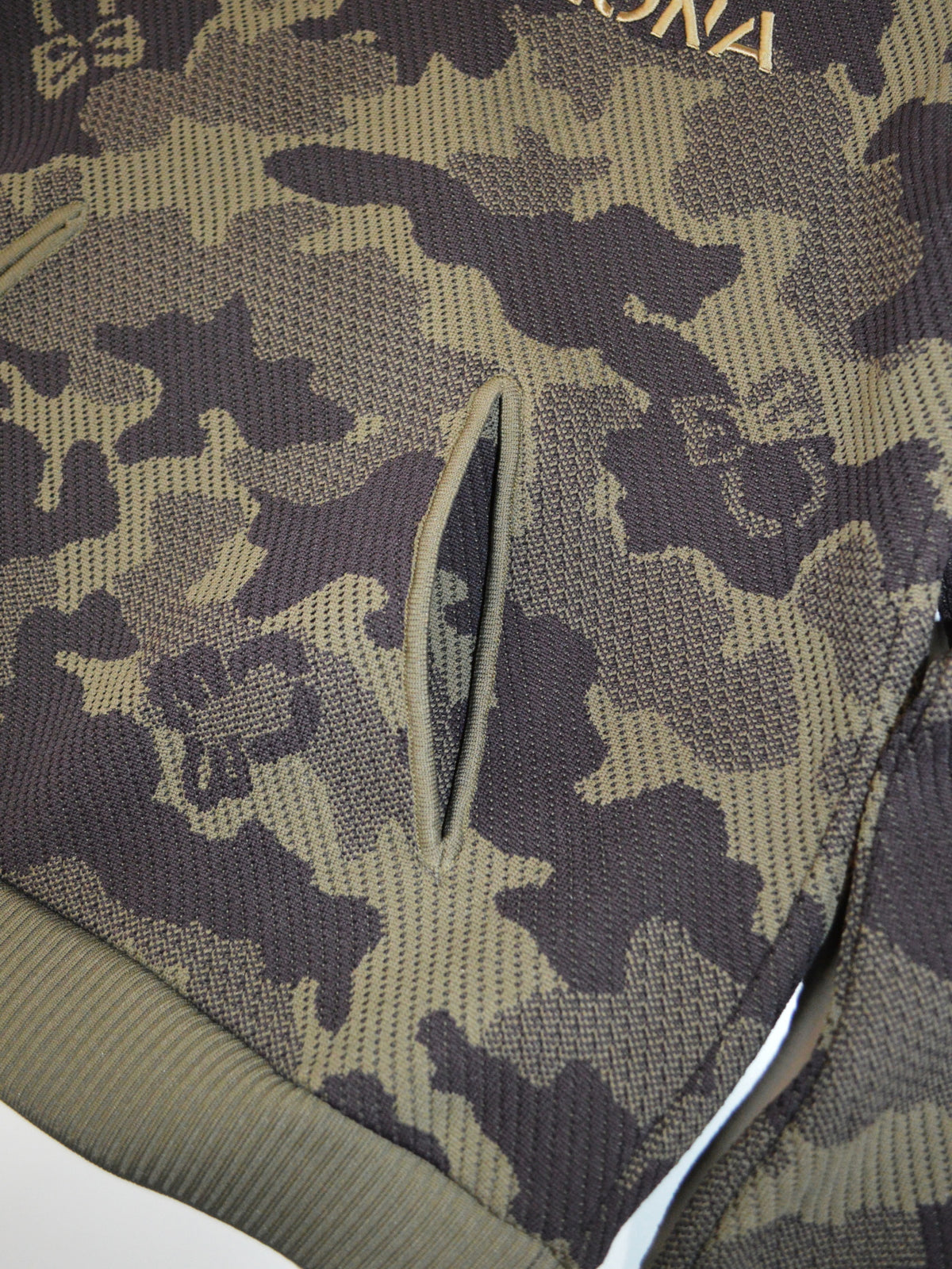 Mercury Camo Jacquard Knit Hoodie | MEN / KHAKI