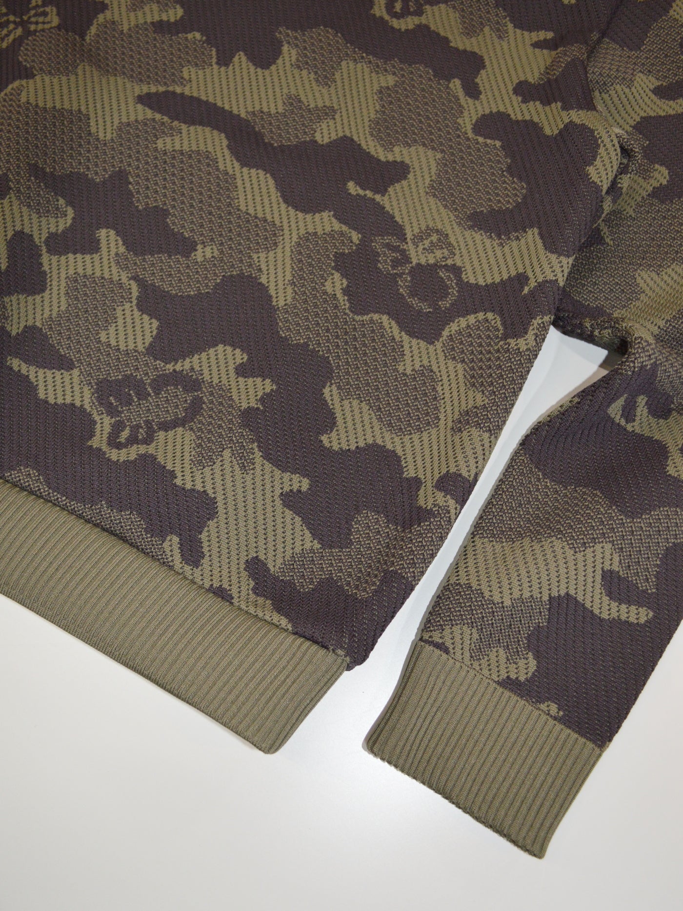 Mercury Camo Jacquard Knit Hoodie | MEN / KHAKI