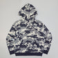 Mercury Camo Jacquard Knit Hoodie | MEN / NAVY