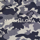 Mercury Camo Jacquard Knit Hoodie | MEN / NAVY