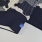 Mercury Camo Jacquard Knit Hoodie | MEN / NAVY