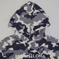 Mercury Camo Jacquard Knit Hoodie | MEN / NAVY
