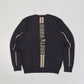 Fraktur Shimmer Crewneck Knit | MEN / BLACK