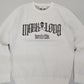 Fraktur Shimmer Crewneck Knit | MEN / WHITE