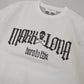 Fraktur Shimmer Crewneck Knit | MEN / WHITE