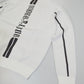 Fraktur Shimmer Crewneck Knit | MEN / WHITE