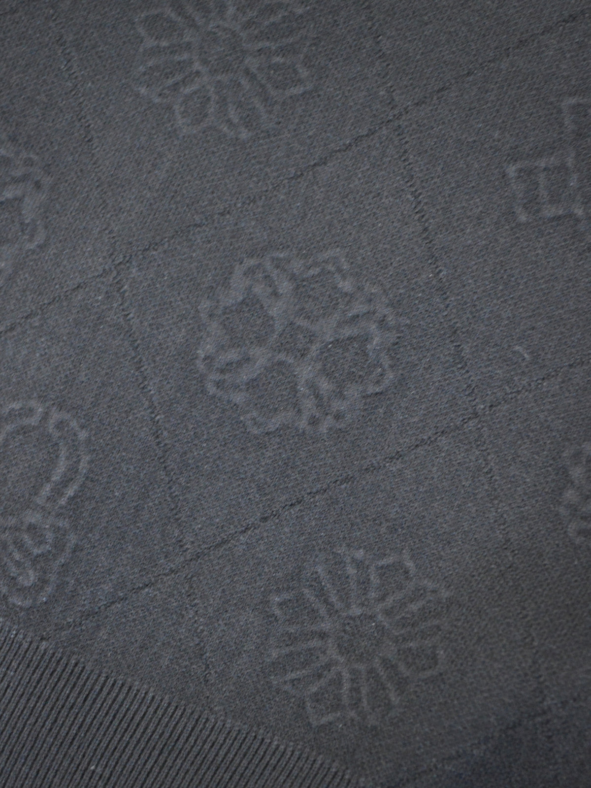 Fraktur Monogram Knit Jacket | MEN / BLACK