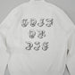 Fraktur Monogram Knit Jacket | MEN / WHITE