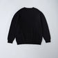 NVG Old English Crew Knit / BLACK