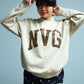 NVG New Used Crew Sweat Shirt(BEIGE)