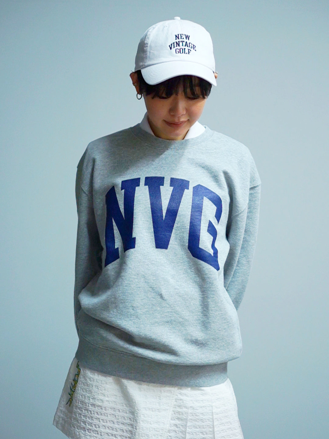 NVG New Used Crew Sweat Shirt(GREY)