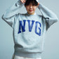 NVG New Used Crew Sweat Shirt(GREY)