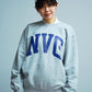 NVG New Used Crew Sweat Shirt(GREY)