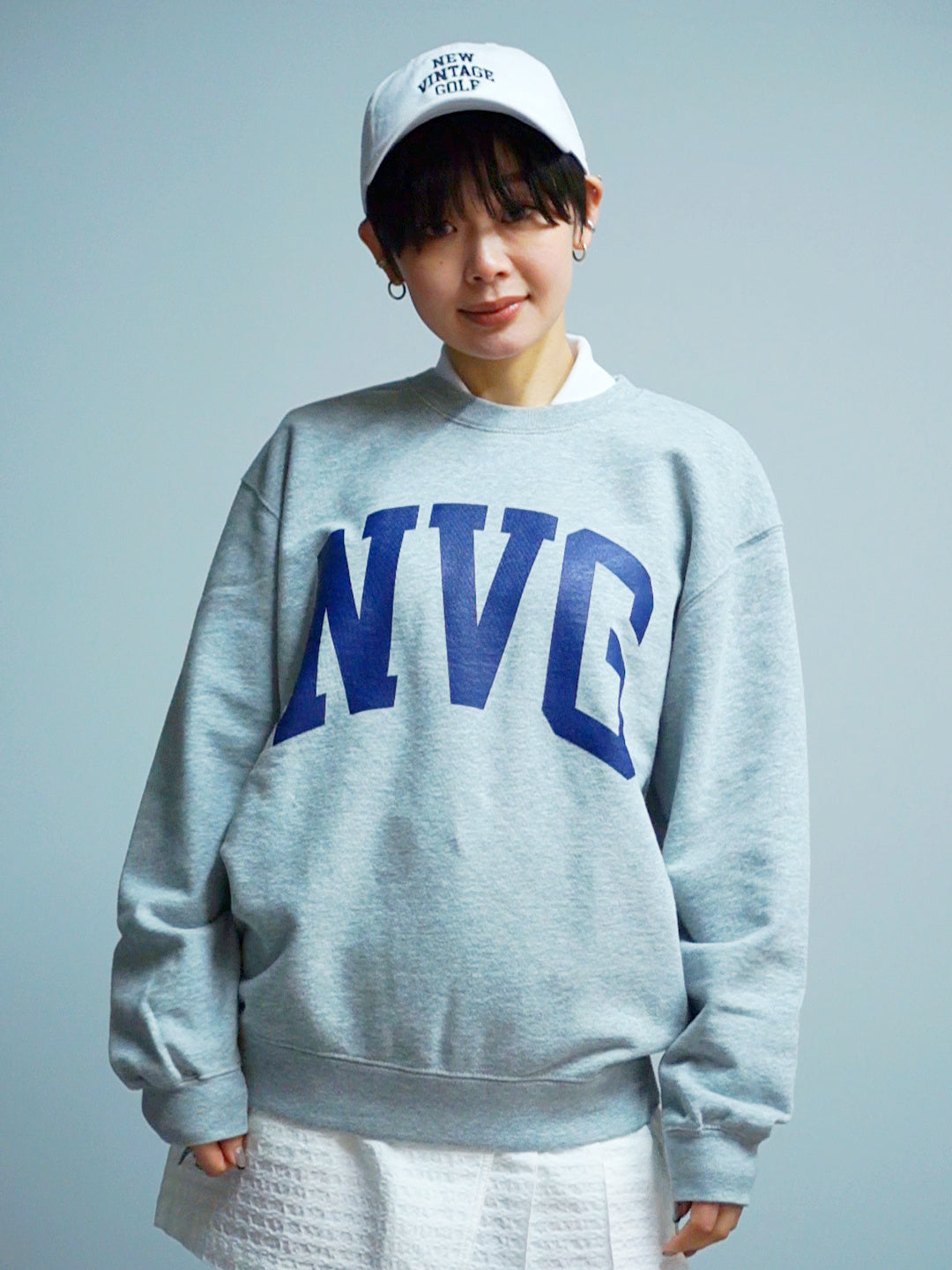 NVG New Used Crew Sweat Shirt(GREY)