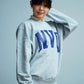 NVG New Used Crew Sweat Shirt(GREY)