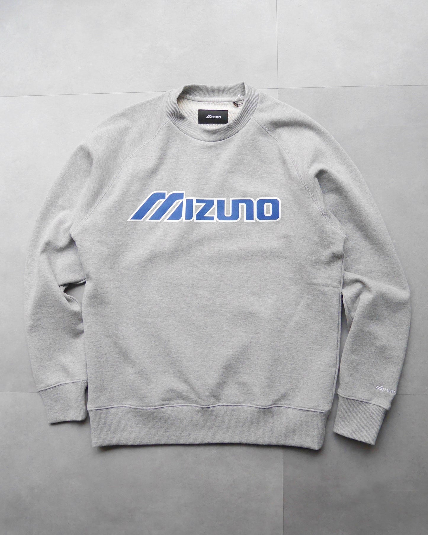 MIZUNO Classic Logo Print Crew Sweat(GREY)