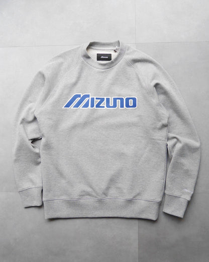 MIZUNO Classic Logo Print Crew Sweat(GREY)