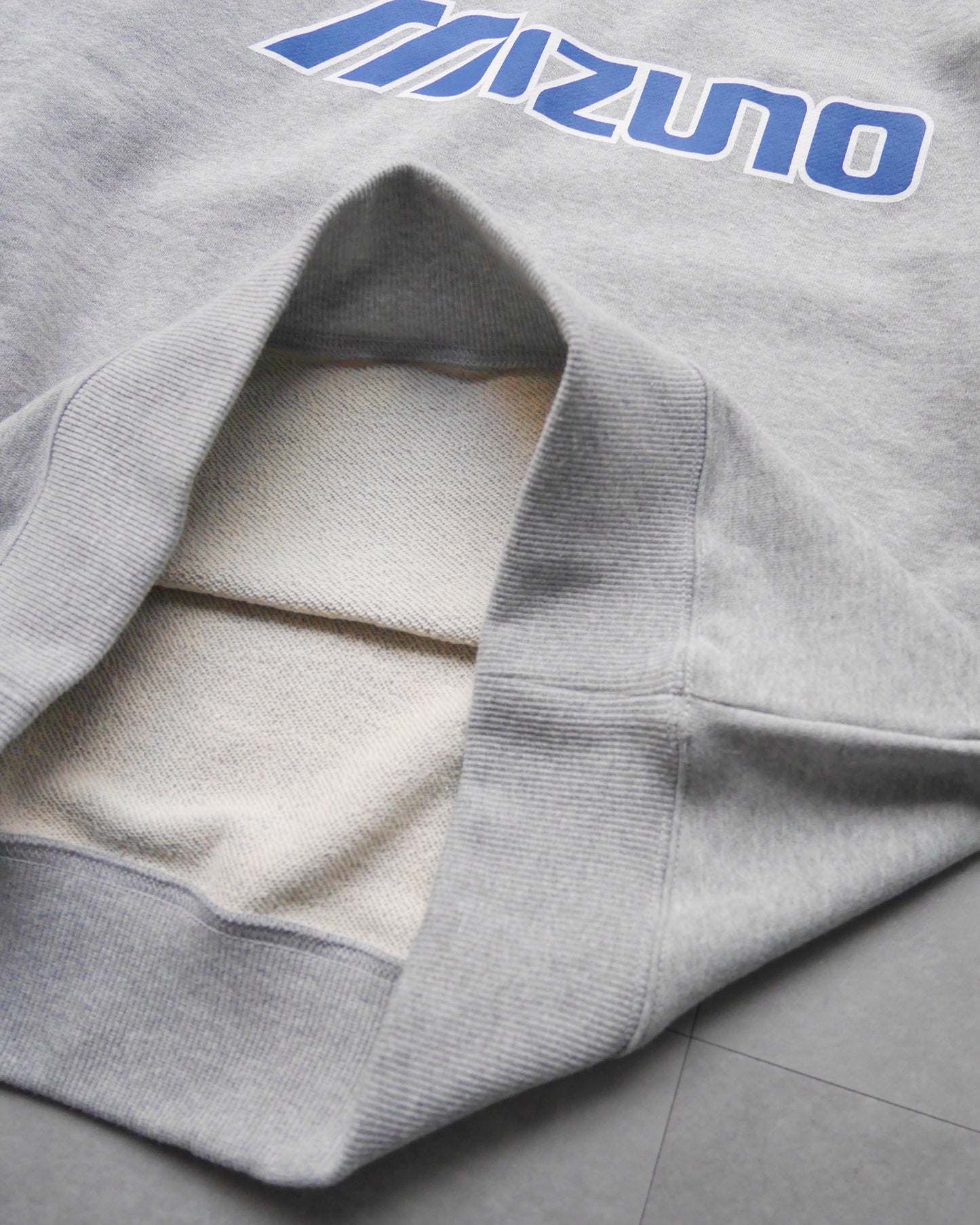 MIZUNO Classic Logo Print Crew Sweat(GREY)