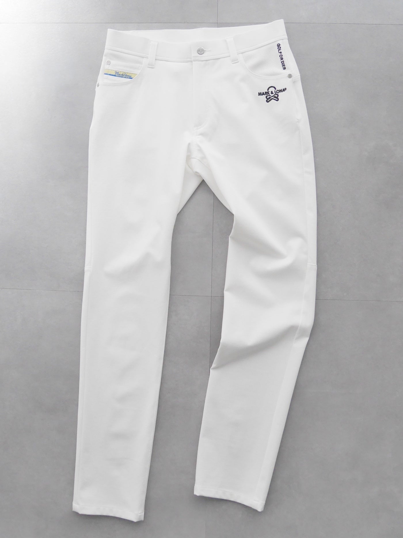 Option Flex Stretch Slim Pants | MEN / WHITE