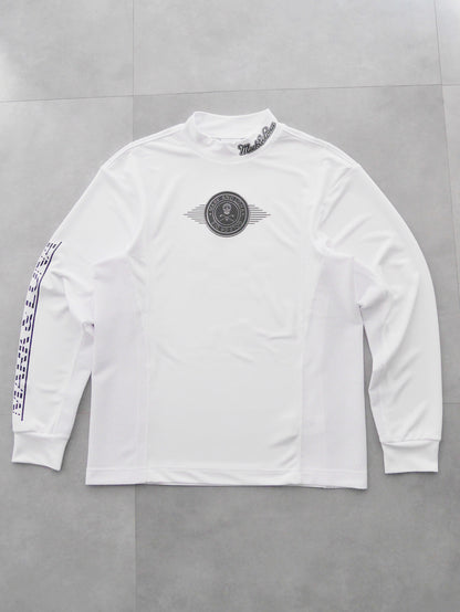 Viper Mock Neck Long Sleeve Top | MEN / WHITE