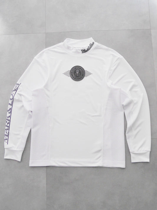 Viper Mock Neck Long Sleeve Top | MEN / WHITE