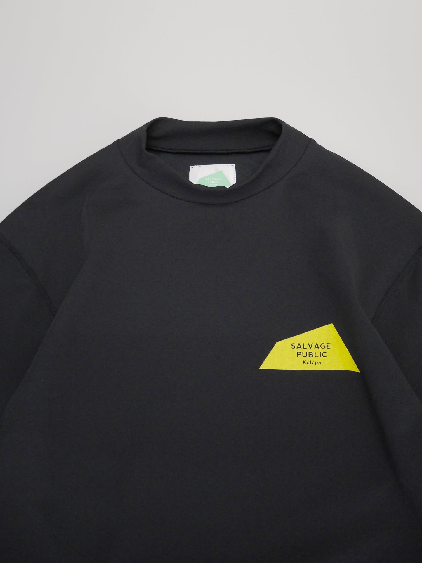 ［サルベージパブリックコレパ］マロオモックネック L/S  / Black