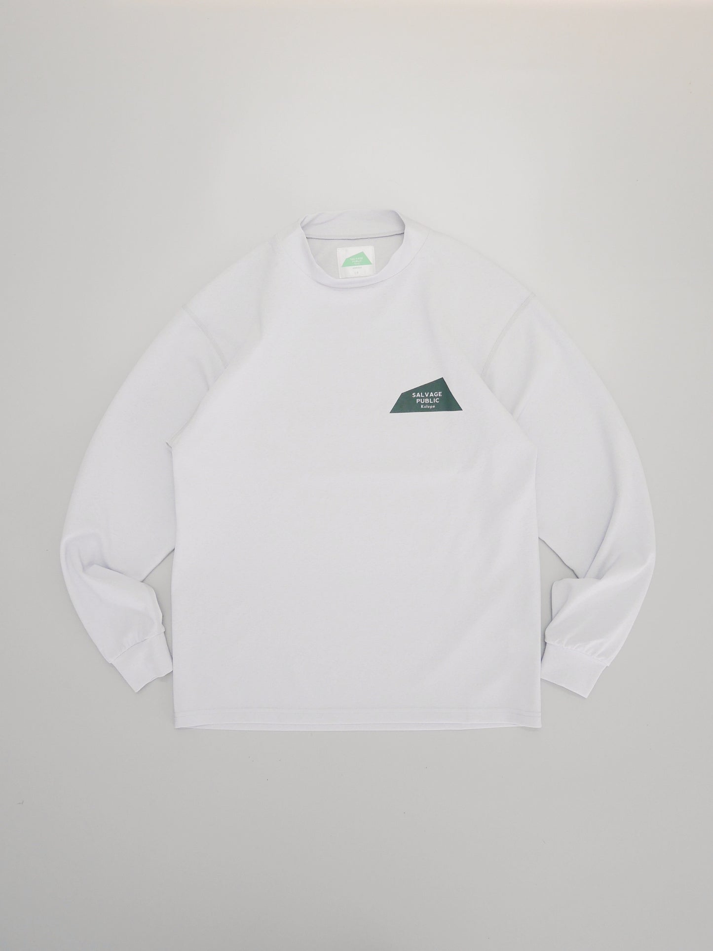 ［サルベージパブリックコレパ］マロオモックネック L/S  / Ice Grey