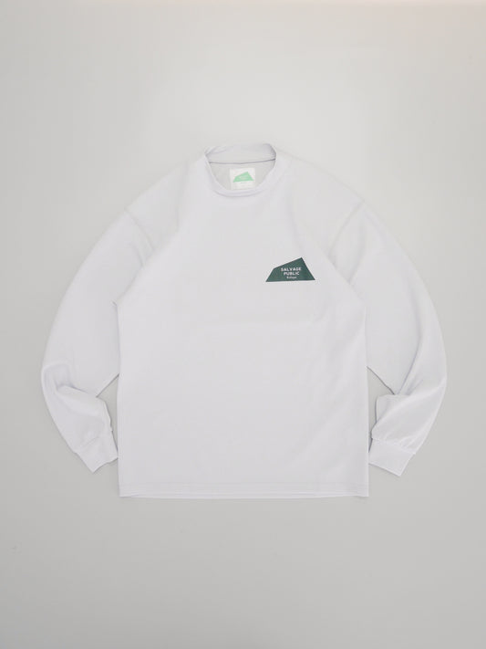 ［サルベージパブリックコレパ］マロオモックネック L/S  / Ice Grey
