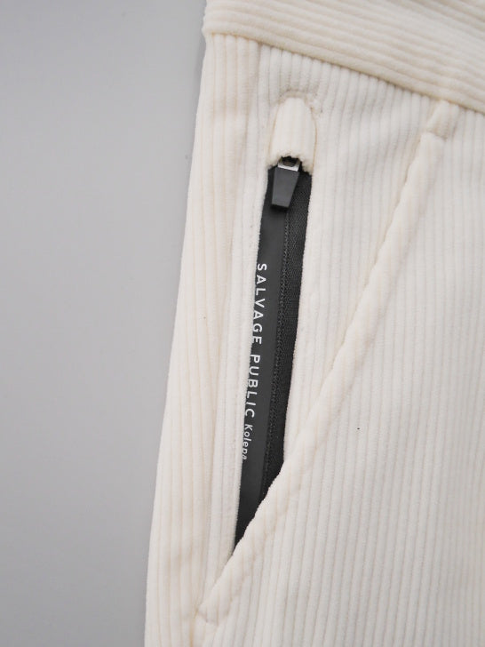 SVKA4026［サルベージパブリックコレパ］ウカコーデュロイトラウザーズ / IVORY