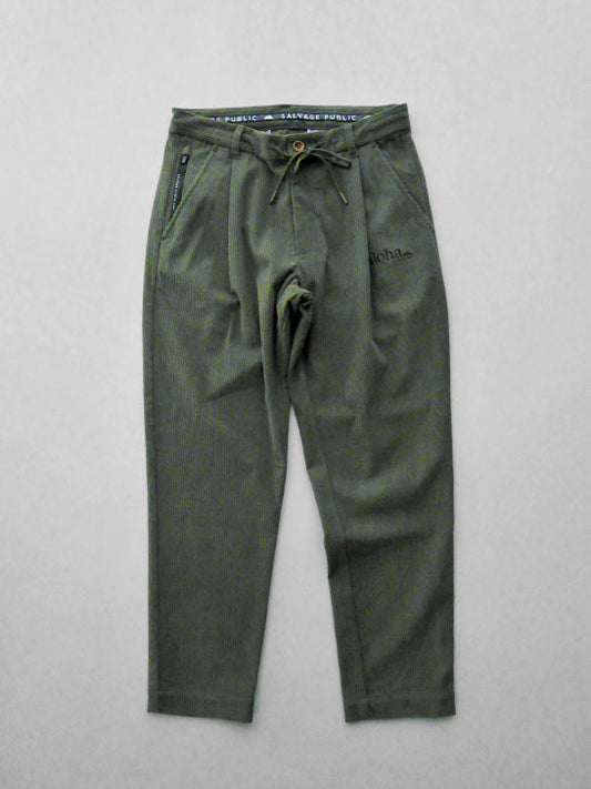 SVKA4026［サルベージパブリックコレパ］ウカコーデュロイトラウザーズ / OLIVE