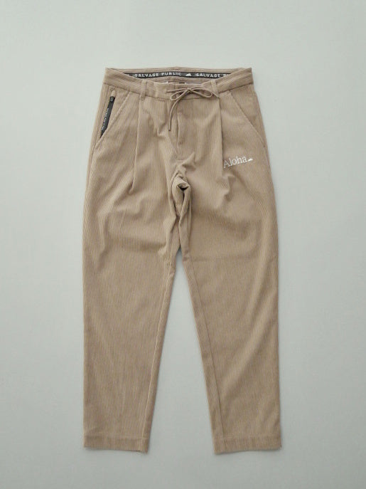 SVKA4026［サルベージパブリックコレパ］ウカコーデュロイトラウザーズ / BEIGE